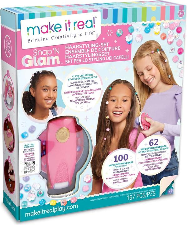 Actual product image Make it Real Hair styling set