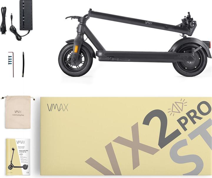 Actual product image Vmax VX2 Pro ST-B (20 km/h, 45 km, 500 W)