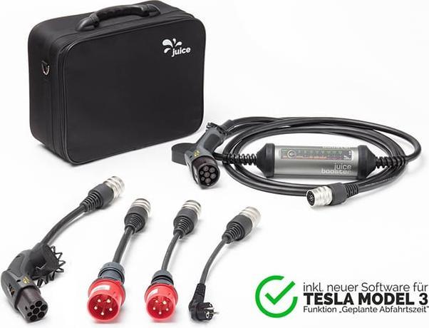 Produktbild Juice Technology Juice Booster 2 EU Traveller Set Plus (Typ 2, 22 kW, 32 A, Typ 2, CEE16 rot, CEE32 rot, CEE 7/7)
