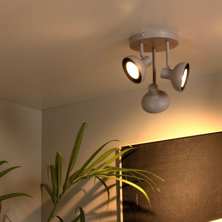 Immagine prodotto Lucide SENSAS - Faretto da soffitto - Ø 25,8 cm - 3xES111 - Beige 30997/13/38 (GU10)
