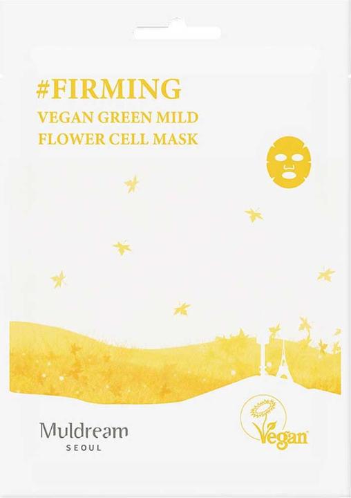 Actual product image Muldream Vegan Green Mild Flower Cell Mask