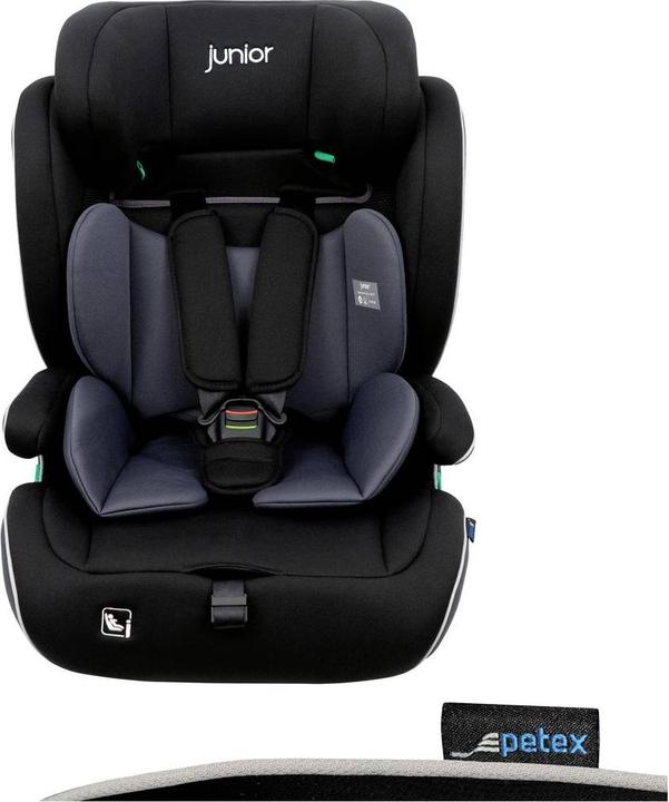 Produktbild Petex Supreme Plus 1151 ISOFIX schwarz HDPE nach ECE R129 Kindersitz Schwarz (Kindersitz, ECE R129/i-Size Norm)