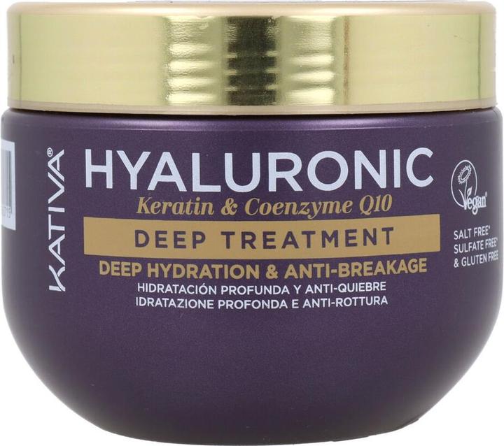 Kativa Hyaluronsäure, Keratin und Coenzym Q10 Tiefenbehandlung 300ml (300 ml, Flüssiges Shampoo)