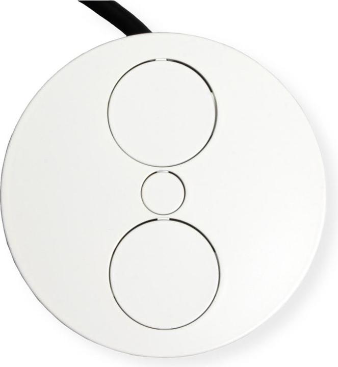 Produktbild Bachmann TWIST - 2 m - 1 AC-Ausgänge - Indoor - Metall - Kunststoff - Weiss - 42,5 mm (1 x, CEE 7/3, CEE 7/5, 2 m)