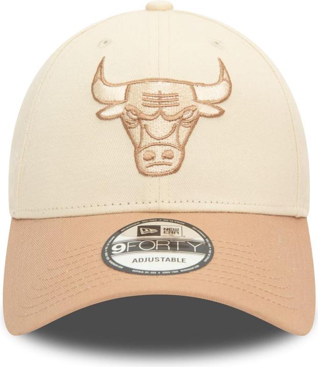Produktbild New Era 9Forty Strap Cap - COLOUR BLOCK Chicago Bulls beige