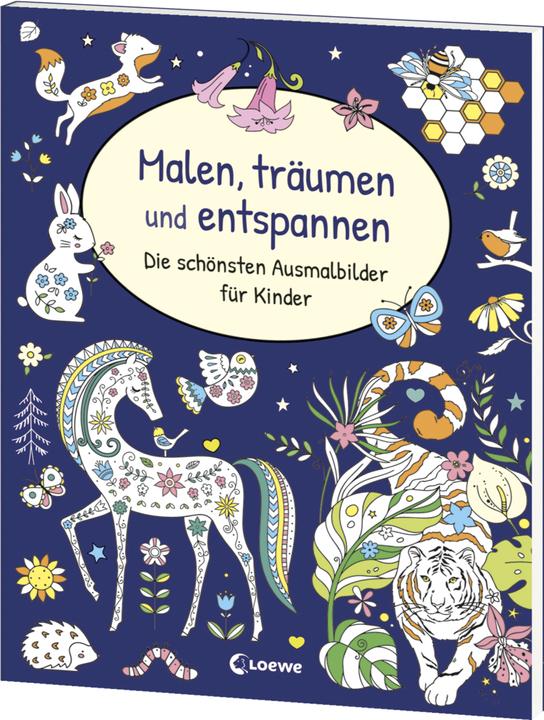 Produktbild Loewe Malen, träumen und entspannen - Die schönsten Ausmalbilder für Kinder