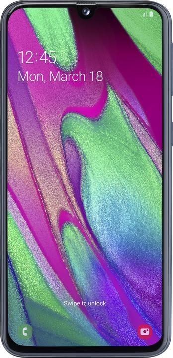 Produktbild Samsung Galaxy A40 EE Enterprise Edition (64 GB, Black, 5.90", Dual SIM, 16 Mpx, 4G)