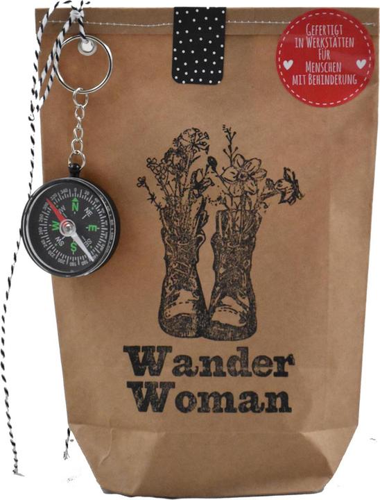 Wunderle Wonder bag "WanderWOMAN" 14x22 cm (Wrapping paper, 1 x)