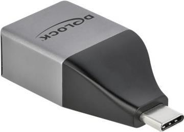 Produktbild Delock USB Type-C™ Adapter zu Gigabit LAN 10/100/1000 Mbps (USB-C, RJ45 (1x))