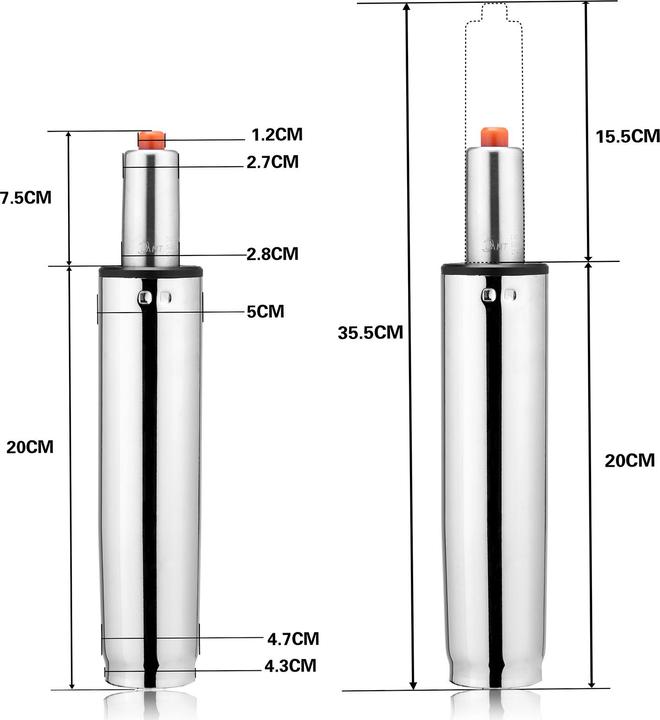 Image du produit Deuba Ressort pneumatique
