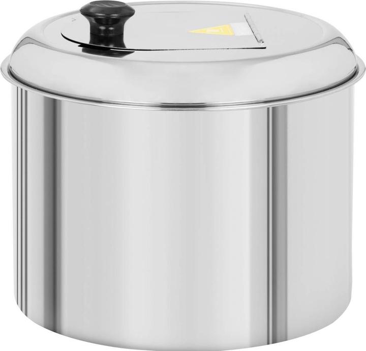 Produktbild Royal Catering Suppentopf elektrisch Suppenkessel Thekentopf Suppenwärmer 13 L 600 W 30-80 °C (Dampfkochtopf, Edelstahl, Stahl)