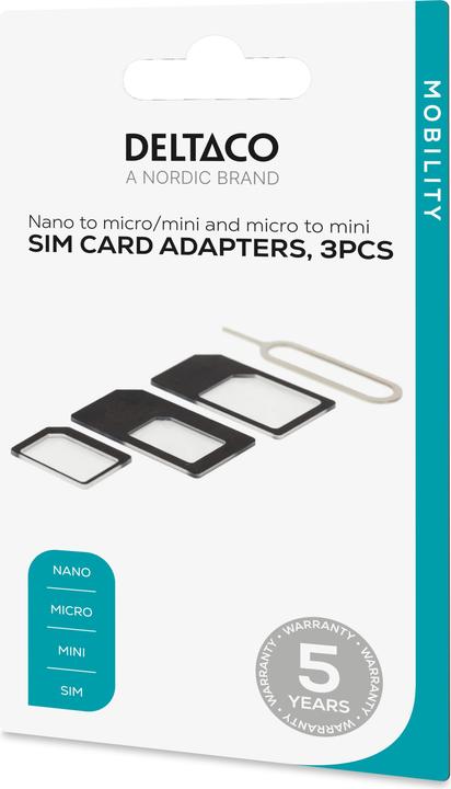 Immagine prodotto Deltaco SIM-109 - 3 pezzo(i)
