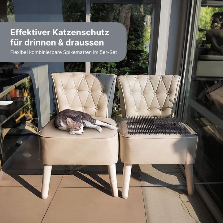 Produktbild Hermex 5er Set Anti-Kletter-Matte Tier-Spike-Matte Katzenabwehr-Matte