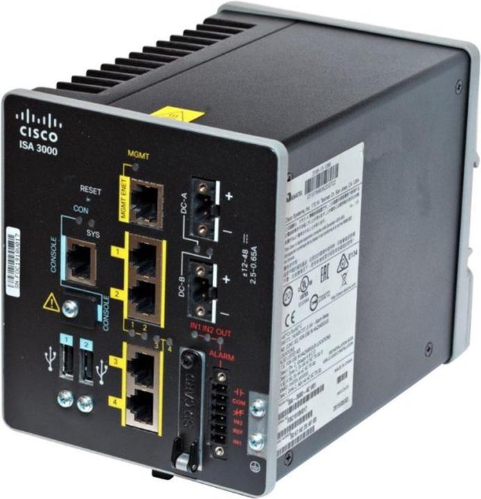 Image du produit Cisco Industrial Security Appliance 3000 2 Copper 2 Fiber Ports In Nms In Perp