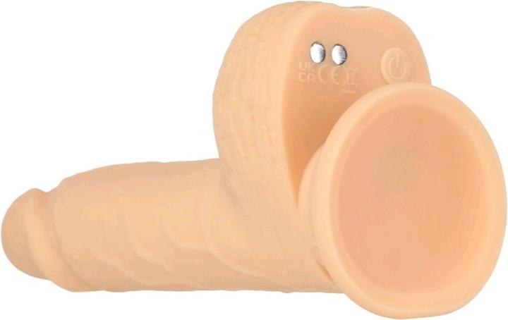 Actual product image Naked Addiction Thrusting Dong with Remote 16.5 cm Vanilla