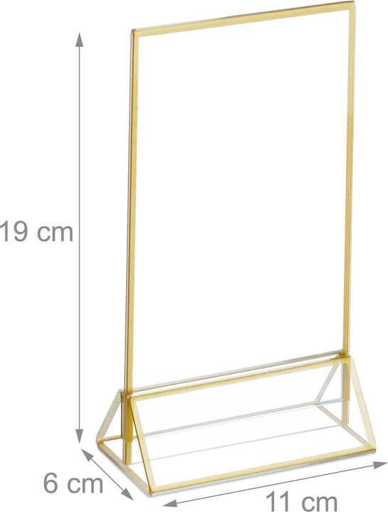 Actual product image Relaxdays 6x Table stand (A6)