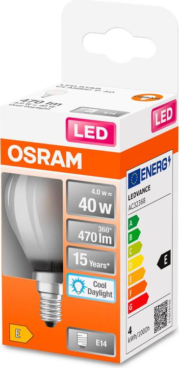 Productafbeelding Osram Ster Klassieker (E14, 4 W, 470 lm, 6 x, E)