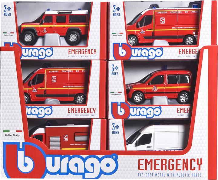 Actual product image Bburago Emergency Assortimento Vigili Del Fuoco 1:50 (Modello Casuale)