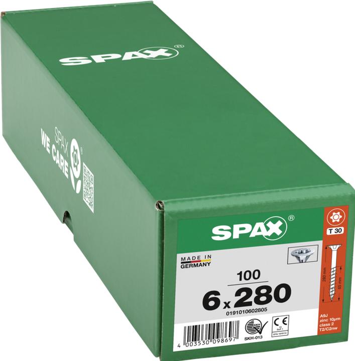 Produktbild Spax Spanplattenschrauben (100 Schrauben pro Stück)