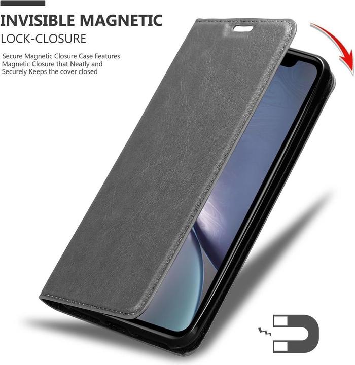 Produktbild Cadorabo Book Invis. Magnet Hülle (Apple iPhone XR)