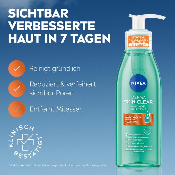 Produktbild NIVEA Derma Skin Clear (Reinigungsgel, 150 ml)