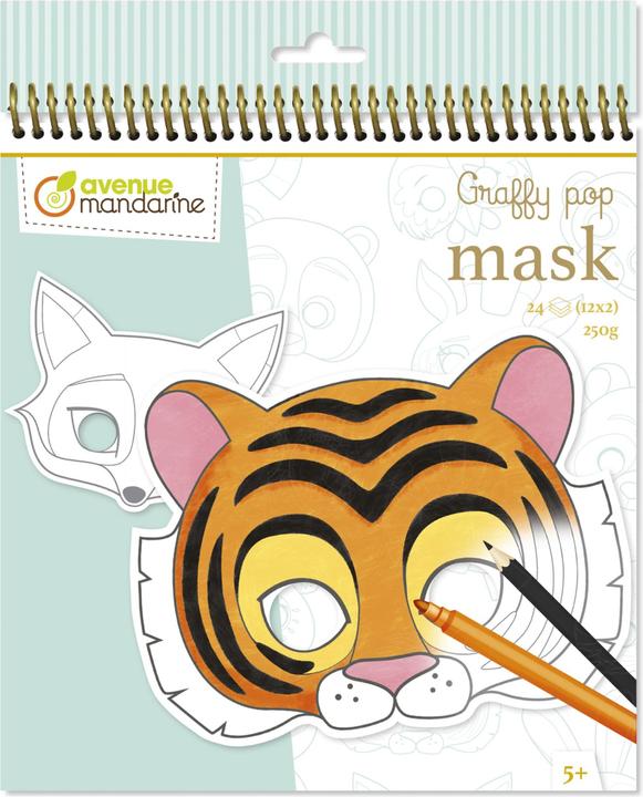 Avenue Mandarine Maskenmalbuch Graffy Pop