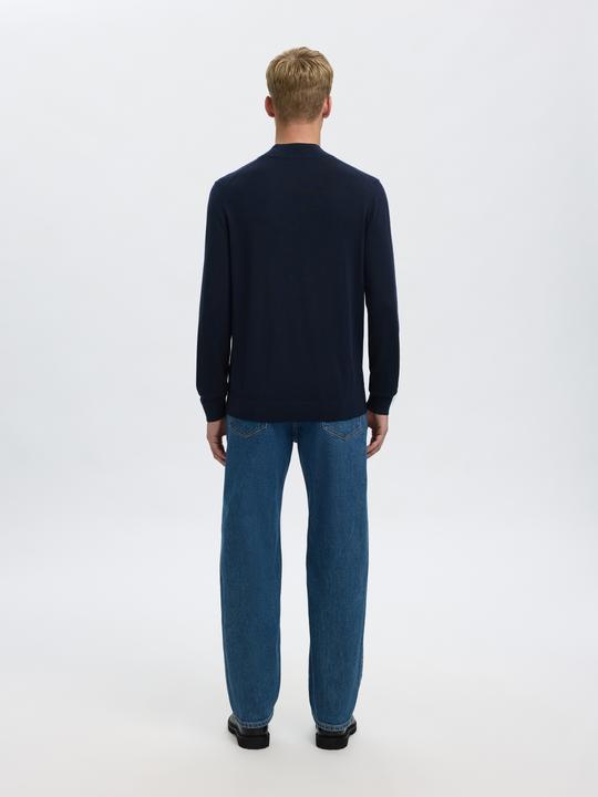 Produktbild Selected Homme Slhtray Ls Knit Merino Mock Neck Noos (S)