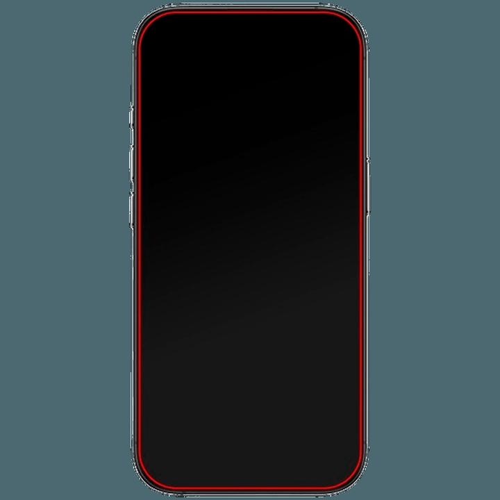 Produktbild Mobilize Schwarzer Rahmen Glas (1 Stück, Apple iPhone 16 Pro)