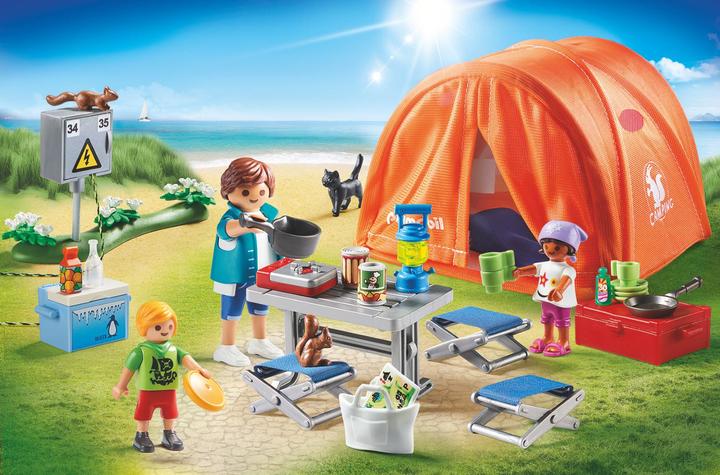Immagine prodotto Playmobil Campeggio per famiglie (70089, Divertimento in famiglia Playmobil)