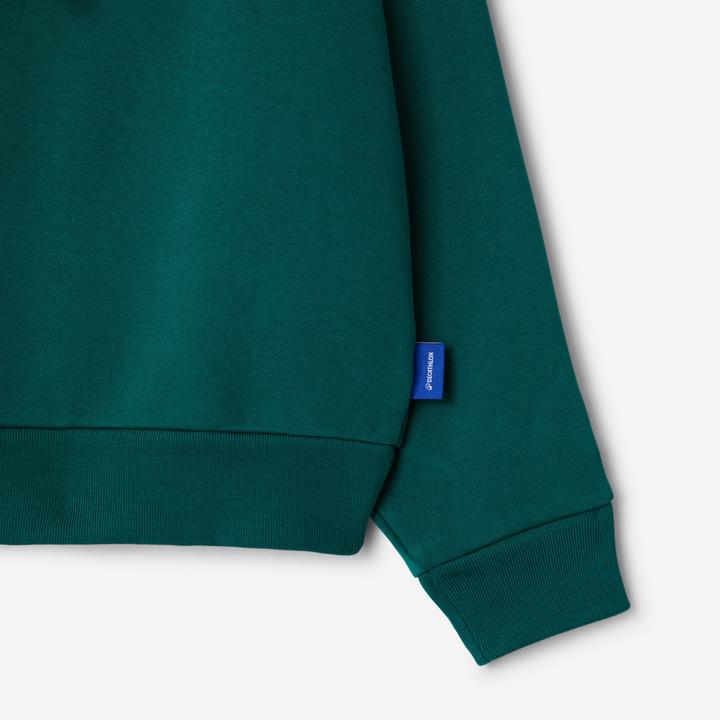 Image du produit Decathlon Sweat à capuche femme, Elementals, vert (XS)