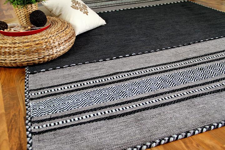 Produktbild Pergamon Natur Teppich Kelim Navarro (140 x 200 cm)