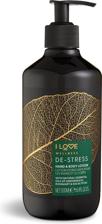 Hand & Body Lotion Destress (Körpermilch, Körpergel, Körperlotion, Körpercreme, 500 ml)