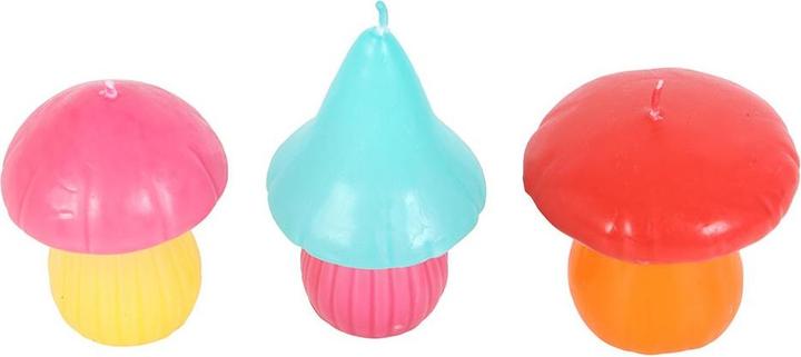 Produktbild Something Different Kerzen Funky Fungi Pilz 3erPack (3 Stk.)