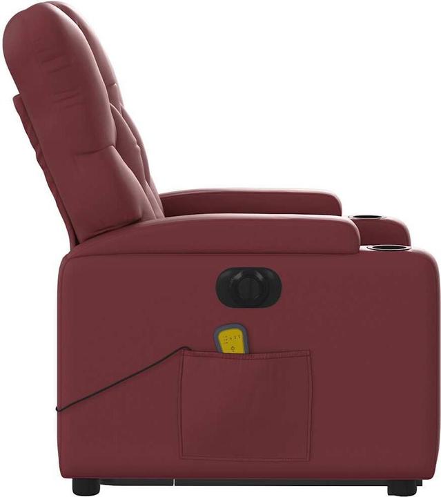 Actual product image VidaXL Massage chair with stand-up aid electric imitation leather