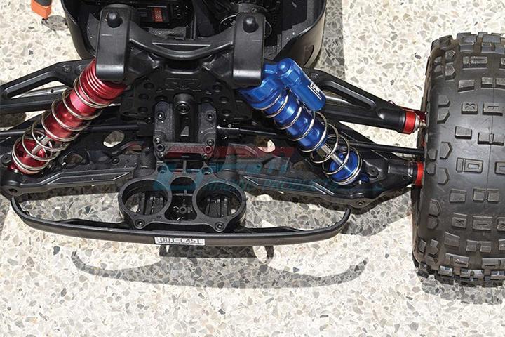 Produktbild GPM Alum. L-Shape Piggy Back Spring Dämpfer 177mm vorn schwarz ARRMA Kraton 8s