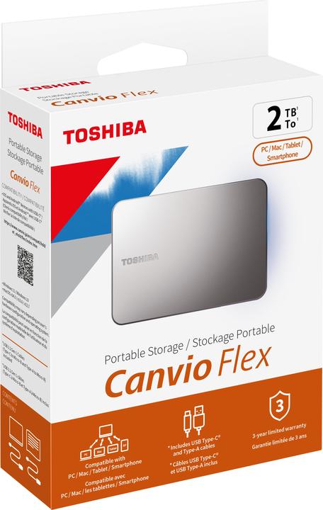 Productafbeelding Toshiba Canvio Flex (2 TB)