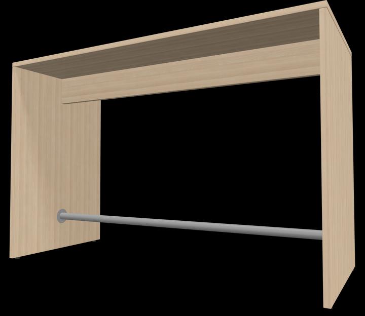 Image du produit Narbutas Table haute lumineuse (160 x 70 x 105 cm)