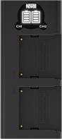 Produktbild Newell Set aus DL-USB-C Zweikanal-Ladegerät und zwei NP-F570-Akkus für Sony