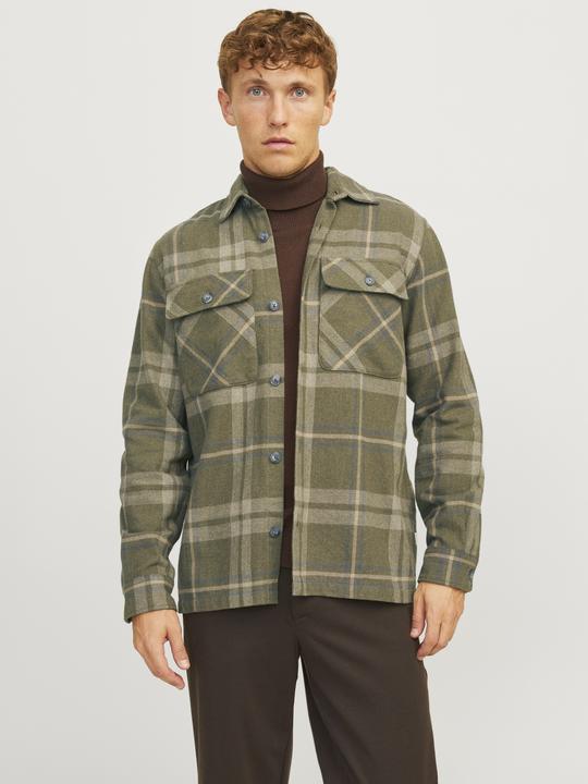 Produktbild Jack & Jones Jprraymond Melange Check Ls Overshirt Sn (XL)