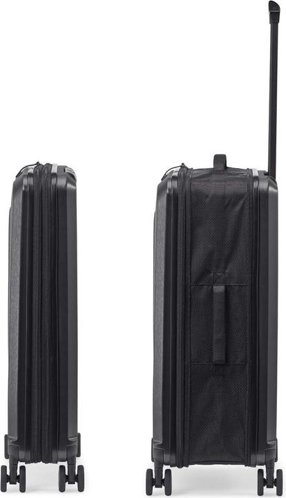 Actual product image Senz Senx Foldable Check In Trolley, 60L, Pure Black (60 l, M (50 - 90l))