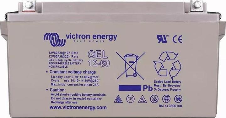 Produktbild Victron Energy 12V/60Ah GEL Deep Cycle Batterie (12 V, 60 Ah)