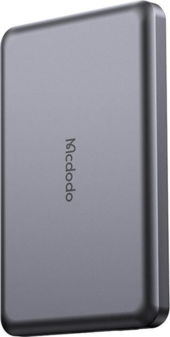 Actual product image Mcdodo MC-4641 Ultra-Thin 5000mAh 1C Magnetic Powerbank, Wireless (Gold) (5000 mAh)