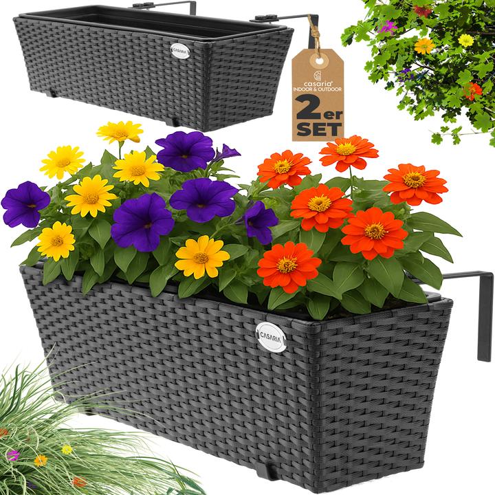 Produktbild Casaria Blumenkasten (20 cm)