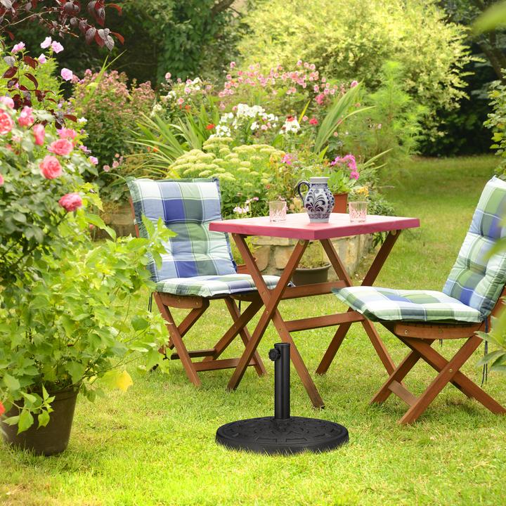 Actual product image Relaxdays Parasol stand