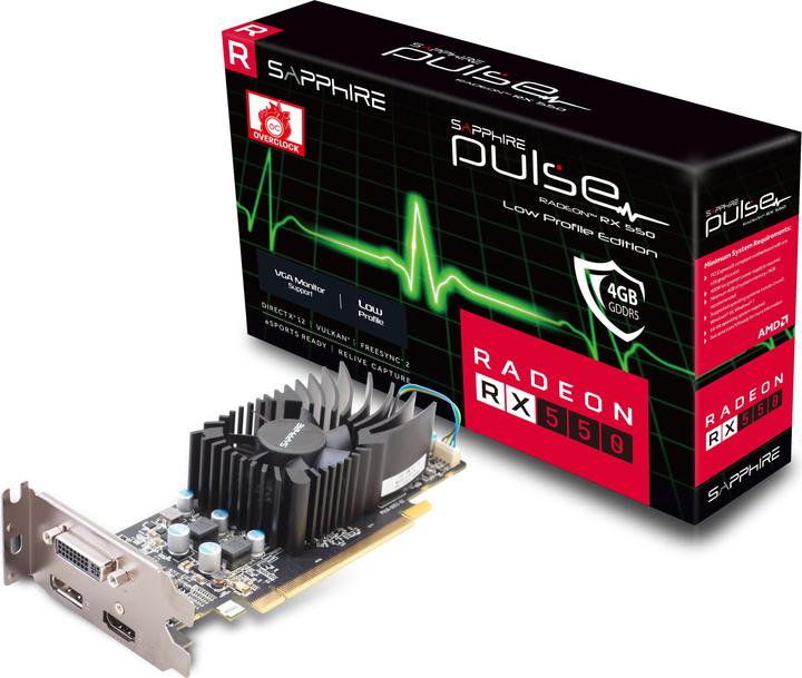 Produktbild Sapphire Pulse Radeon RX 550 (4 GB)