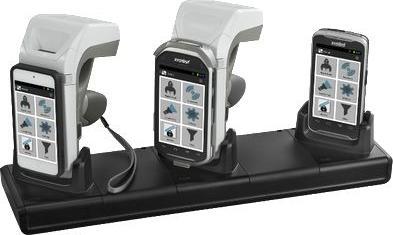 Actual product image Zebra Cradle,3-Slot Versatile