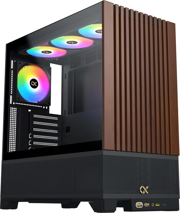 Image du produit Xigmatek Boitier Moyen Tour ATX Endorphin WD RGB avec panneaux vitrés (Noir)