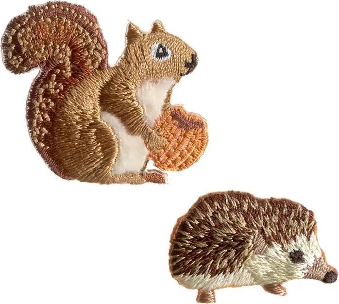 Prym Hedgehog + squirrel appliqué (1 x)