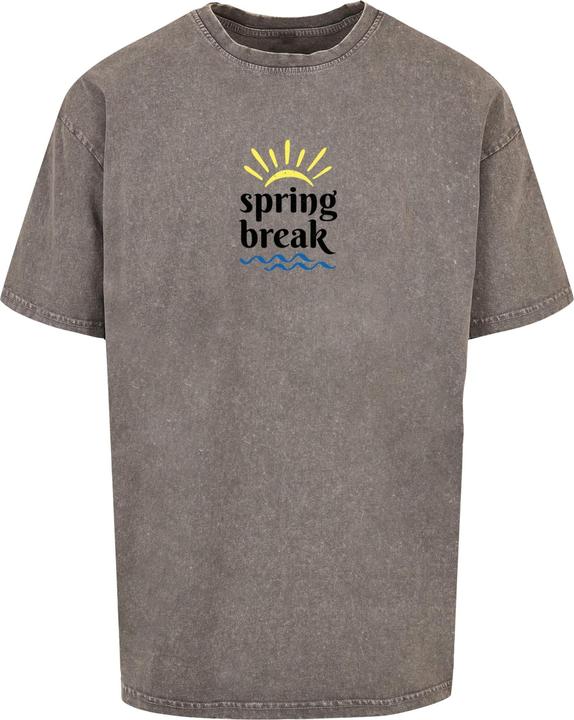 Actual product image Merchcode Spring break - Acid Washed Heavy Oversized Tee - 114071 (L)