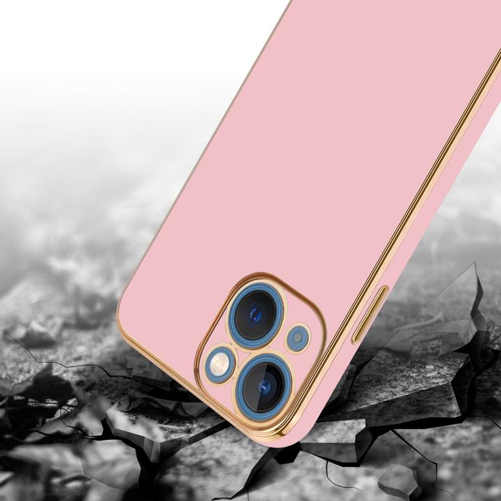 Actual product image Cadorabo Case for Apple iPhone 13 MINI in TPU with camera protection LM130 Style (Apple iPhone 13 mini)